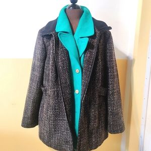 Croft&Barrow Wool Blend Coat Women XL
